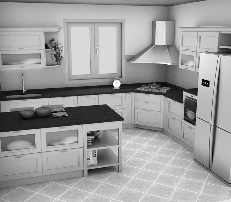 Rendering Cucina per Cliente